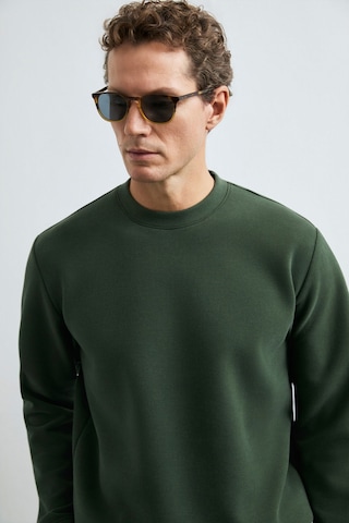 Lufian Erkek Logan Sweatshirt 112030194 Yeşil
