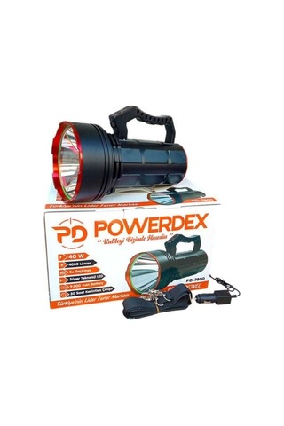 Ennalbur Powerdeks Pd-7800 40 Şarjlı Güçlü El Feneri 40 Watt