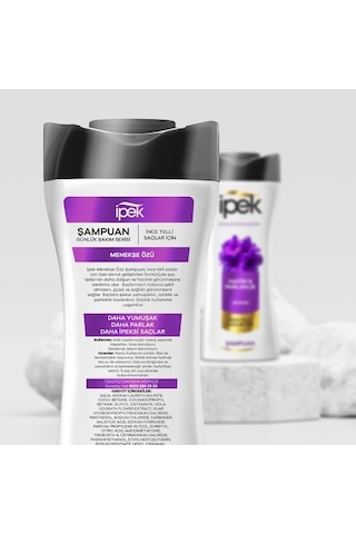 İpek İnce Telli Saçlar İçin Menekşe Özü Şampuan 480 Ml X 4 Adet PKT.IPEK.012