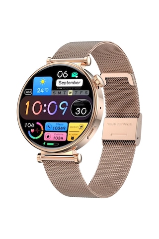 Spovan Papillon Iris Amoled Ekran Nabız Uyku Takibi Sesli Görüşme Akıllı Saat (İthalatçı Garantili)