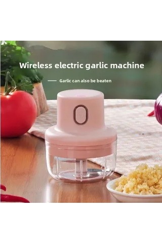 Kosona Mini Elektrikli Sarımsak Blenderi 250ml - Kolay Temizlenir, Verimli, Ev Ve Mutfaklarda Çok Amaçlı Kullanım Diğer