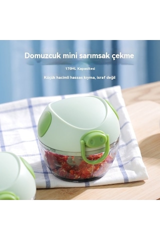 Pazly Yeşil Tipiçok Sarımsak Sarımsak Sarımsak Küresi Kırıcı Kesici Jian Fonksiyonlu Fan Ev Bd Yeşil