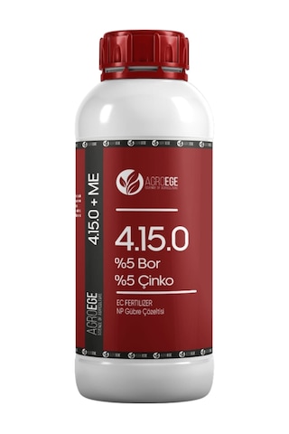 Agroege Bosteer 1 Litre 4-15-0 + 5 Bor (B) + 5 Çinko (Zn) 1 Litre Agroege Bosteer 1 Litre 4-15-0 + 5 Bor (B) + 5 Çinko (Zn) 1 Litre