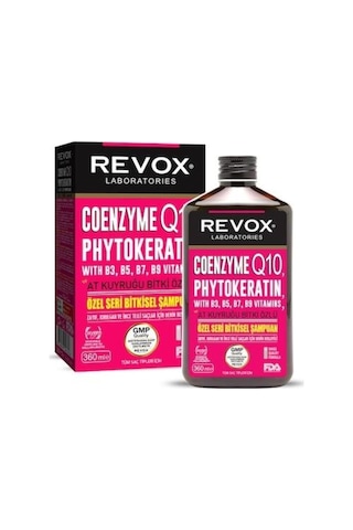 Revox Coenyzme Q10 Phytokeratin At Kuyruğu Özel Bitkisel Şampuan 360 ML Revox Coenyzme Q10 Phytokeratin At Kuyruğu Özel Bitkisel Şampuan 360 ML