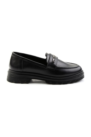Bambi Siyah Kadın Loafer Ayakkabı K01997010709 Siyah