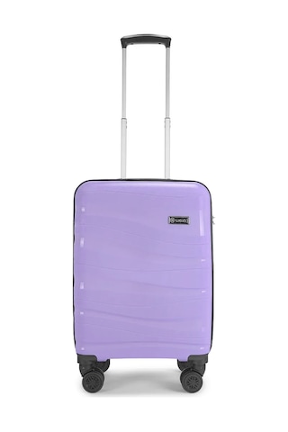 Wexta Wx-pp10 Dalgalı Lila Kabin Boy Polipropılen Valiz Lila