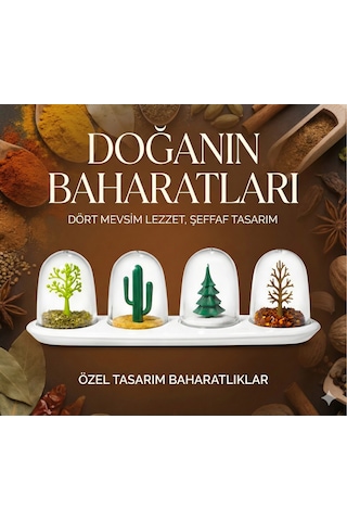 Seasoning Shakers Dört Mevsim Baharatlık Sarı