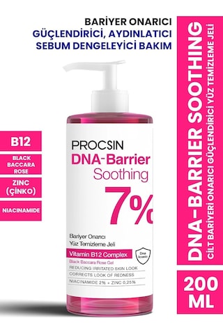 Procsın Dna-barrier Soothing Cilt Bariyeri Onarıcı Güçlendirici Yüz Temizleme Jeli Sku: Smg8690010477682