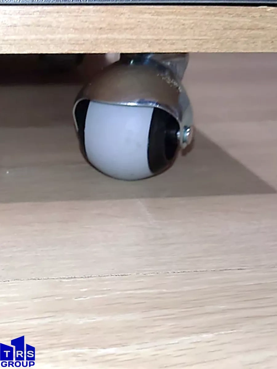 Trs Group Mobilya Tekerleği, Döner, D-50 Mm, Ara Parça Üzerinde, 4 Adet. 170007599 Gri