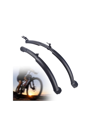 Suntek Genel Bisiklet Çamurlukları Sağlam Kolay Kurulum Siyah