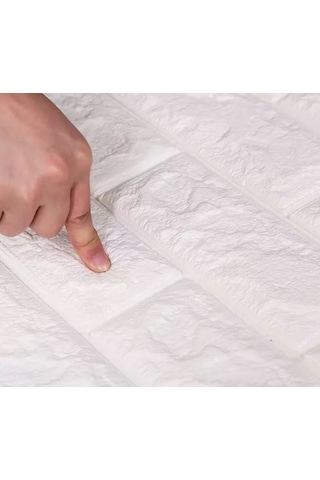 70x38cm Puf 8mm Kalın Dolgulu Isı Ve Ses Yalıtımı Dekoratif Kendinden Yapışkanlı Duvar Paneli Kağıdı