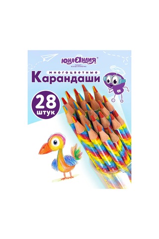 Unlandıa Çizim İçin Çok Renkli Uca Sahip 28'li Boya Kalemleri 176302828 Açık Mavi