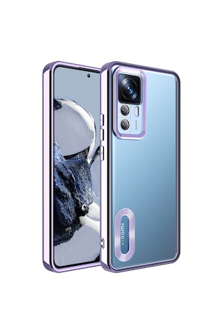 Noktaks - Xiaomi Uyumlu Xiaomi Mi 12t Pro - Kılıf Kamera Korumalı Tatlı Sert Omega Kapak - Siyah