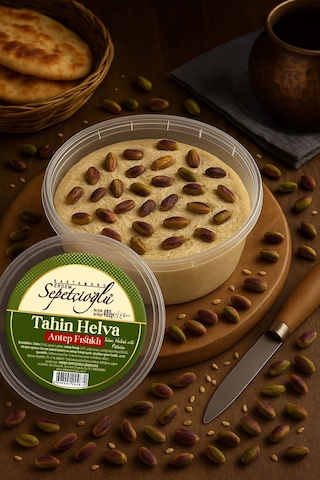 Erdem Sepetçioğlu Antep Fıstıklı Kürek Tahin Helva 400 G Erdem Sepetçioğlu Antep Fıstıklı Kürek Tahin Helva 400 G