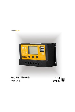 Mexxsun Pwm 10a 12/24v At10 Şarj Kontrol Cihazı Ea6362477
