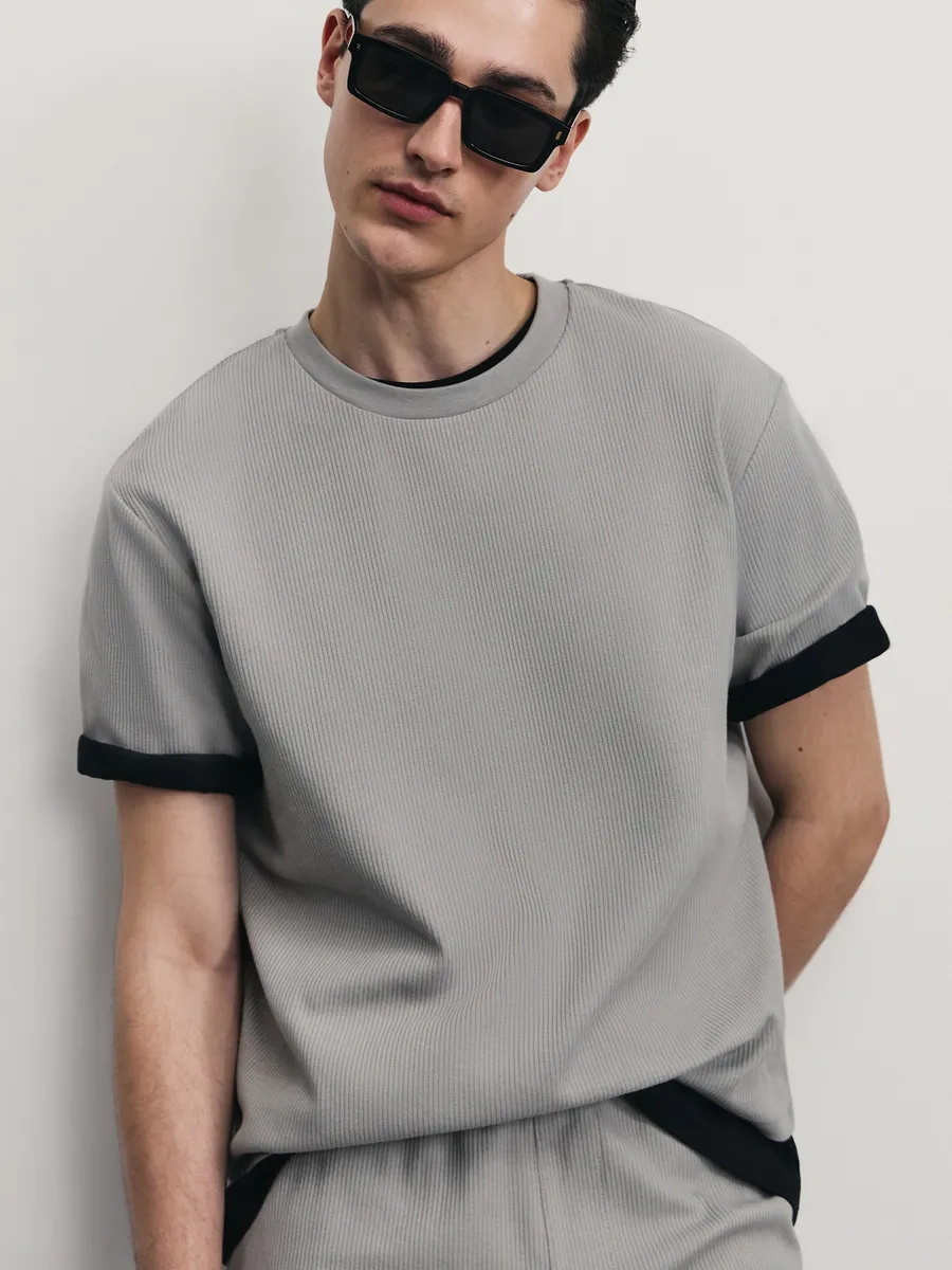 Zarına Yazlık Spor İçin Rahat Tişört 371766704 Bej