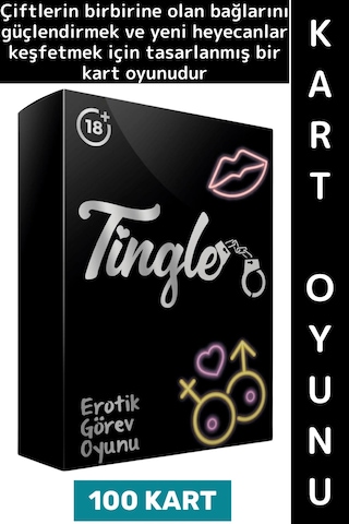 Kartoyunu Eğlenceli Romantik Keyif Vakit Sürpriz Görev Etkinlik Sevgili Çift İlişki 100 Kartlı Oyun