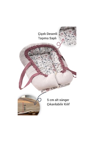 Wellgro Flower Babynest Bebek Yatağı Anne Yanı Bebek Yatağı