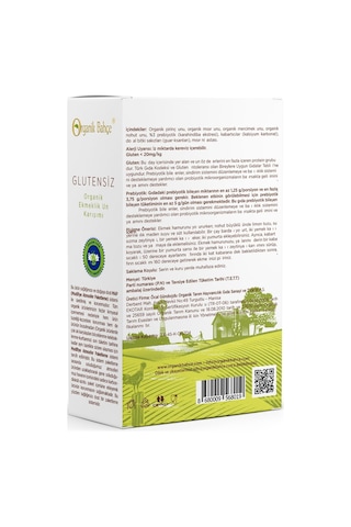 Organik Bahçe Organik Glutensiz Ekmeklik Un Karışımı 1 KG