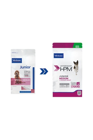Virbac Junior Dog Special Medium Köpek Kuru Maması 12 Kg