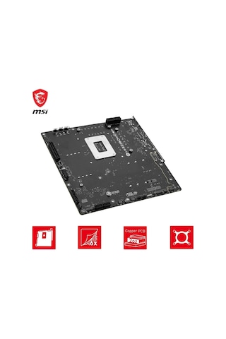 Msı B760m Project Zero Wi-fi Intel Lga1700 Ddr5 Micro Atx Anakart Teşhir
