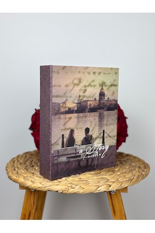 Rabsev Fotoğraf Albümü 10x15cm 200 Fotoğraf Kapasiteli Renkli Aşk Desenli Anı Albümü