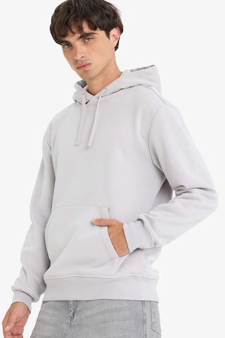 DeFacto Regular Fit Kapüşonlu Kanguru Cepli İçi Yumuşak Tüylü Basic Düz Sweatshirt X8283AZ25SPGR184