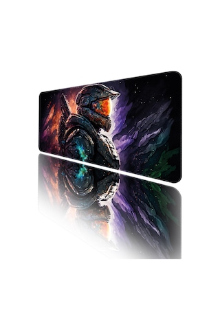 Helixsun Mouse Pad Büyük Boy Gaming Oyuncu Xxl 90 x 40 CM Master Chıef