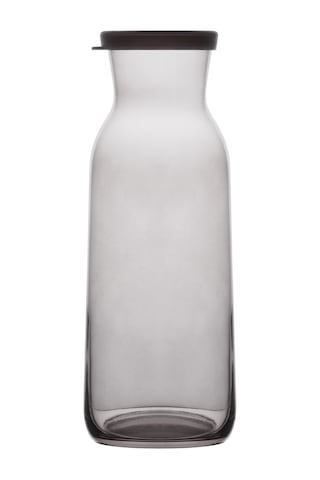 LAV Fonte Cam Karaf Tekli 1,2 L Gri Silikon Kapaklı (Sürahi )