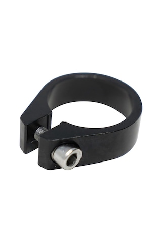 Doğa Alyan Vidalı Sele Kelepçesi 31.8mm Siyah Siyah