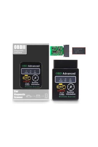 OBD2 Bluetooth Araç Arıza Tespit Cihazı v1.5 pic18f25k80