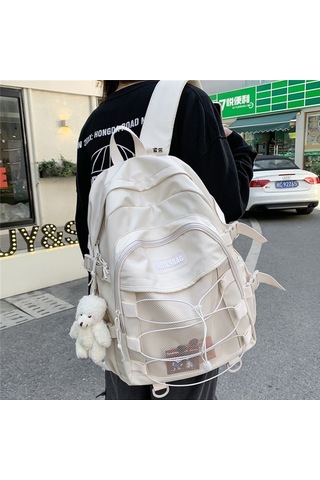 Bayan Üniversite Öğrencileri Için Kore Tarzı Tüm Maçlara Uygun Siyah