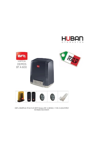 Bft Bahçe Kapı Motoru Yana Kayar Deimos A600 İtalyan kit Paket