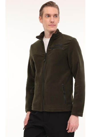 Lumberjack Chad 7sn163 4pr Haki Casual Fermuarlı Polar Haki