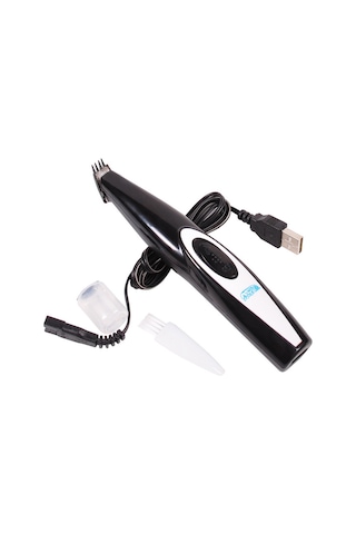 Kosona Evcil Hayvan Ayak Tüy Kesici Köpek Kedi Tırnak Altı Tüy Düzeltici Usb Şarjlı Pratik Elektrikli Makas Pil Dahil