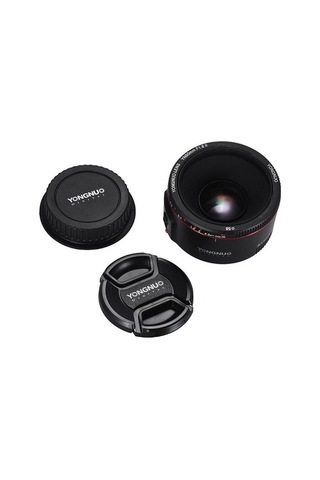 Yongnuo 50MM F1.8 II Canon Uyumlu Otofokus Prime Lens Siyah