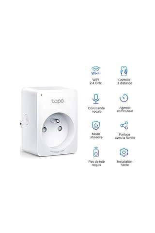 P100 2-pack , Akıllı Mini Wi-fi Soketi, Amazon Alexa Ve Google Home İle Çalışır, Uzaktan Kontrol, Cihaz Paylaşım