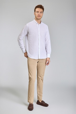 Bisse Paşa Yaka Regular Fit Uk Gömlek T Cep Bej Gmktn3ps224018 D07 Bej