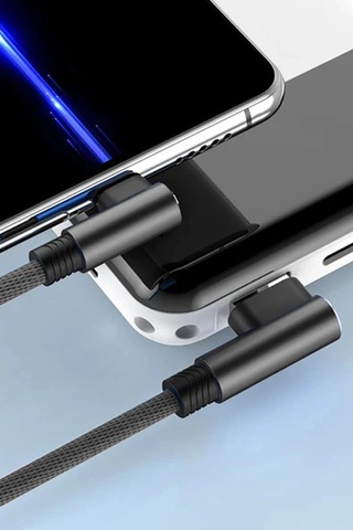 Usb To Lightning 3m 2.4a Kablo - Siyah