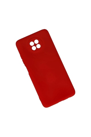 Durukar Redmi Note 9 5g Kılıf Nano İçi Kadife Silikon - Kırmızı