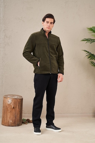 Pjs 23714 Erkek Fermuarlı Polar Eşofman Takım 001