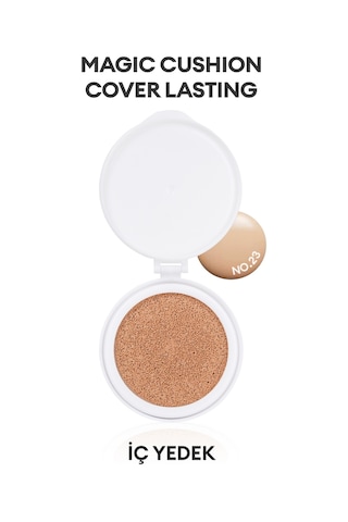 Missha Magic Cushion Cover Lasting Yüksek Kapatıcı Yarı Mat SPF50+ PA+++ Fondöten İç Yedek No.23 15 G