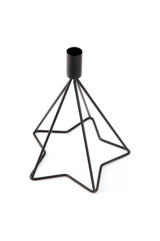 Deco 3'lü Star Mumluk - Siyah Renkli