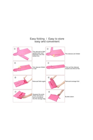 Moda Yetişkin Hafif Şeffaf Buzlu Cepli Yağmurluk Pembe