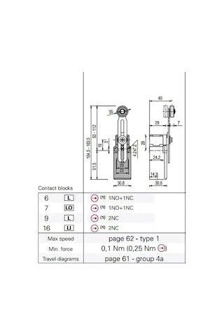 Otomatik Kapı Stop Limit Switch White Rose Jet 1200 200 Siviç