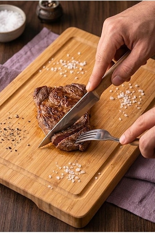 Bambum Gea - Steak Bıçağı Küçük Kahverengi