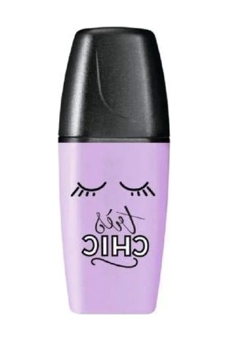 Ergonomik Fosforlu Kalem - Mini Pastellove Lila 124-Pembe