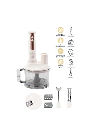 Pirantech YH-1420 1700 W Mutfak Robotu Blender Seti