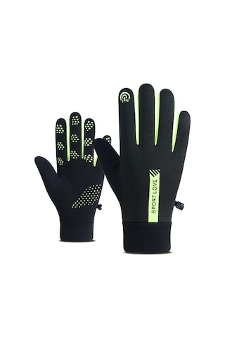 Sımıcg Kışlık Kadın Termal Eldiven - Yeşil