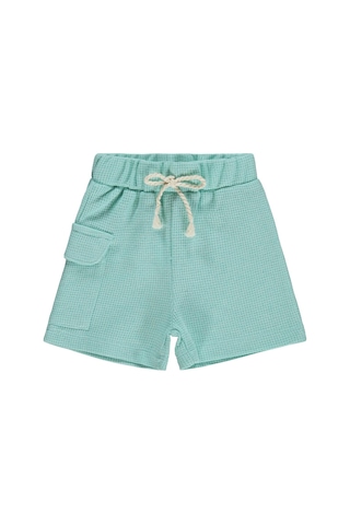 Civil Baby Kız Bebek Düz Cepli 6-18 Ay Şort - Yeşil Mint